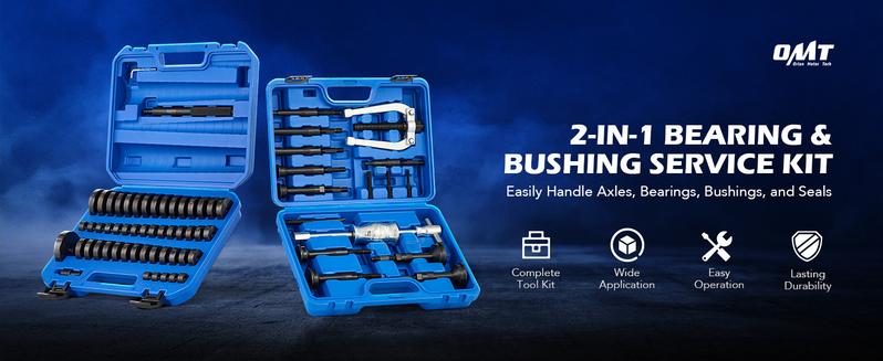 Orion Motor Tech 2 in 1 Blind Hole Bearing Puller & Bushing Press Kit,Complete Bearing & Bushing Service Kit with Bearing Race and Seal Puller, Bushing Driver Tools, Wheel Bearing Removal Tool Set,, Limited Time Deal,tool box Repair Toolkit Orion Motor Tech 2 in 1 Blind Hole Bearing Puller & Bushing Press Kit,Complete Bearing & Bushing Service Kit with Bearing Race and Seal Puller, Bushing Driver Tools, Wheel Bearing Removal Tool Set,, Limited Time Deal,tool box Repair Toolkit