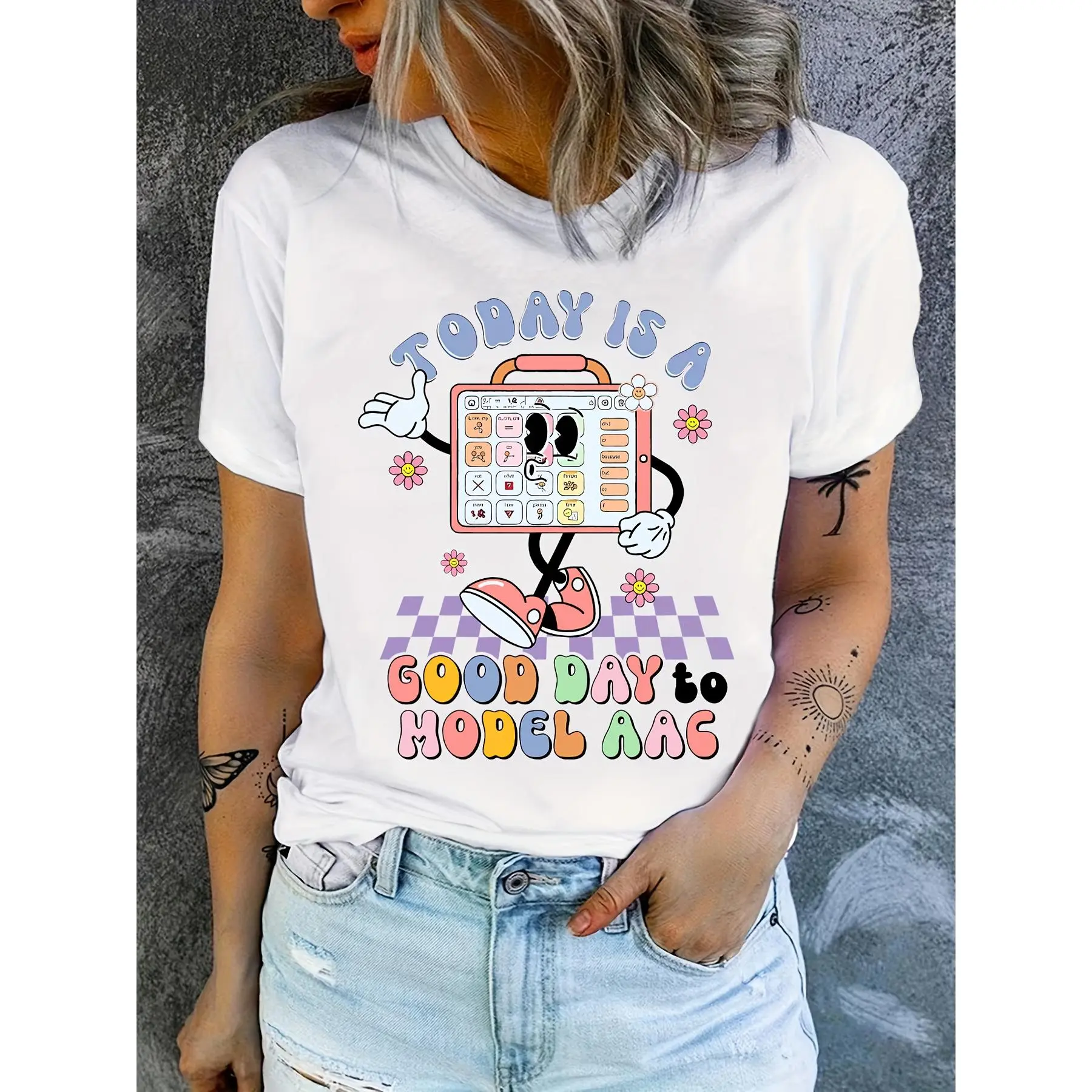 Speech Language Pathologist Printed T-Shirt, Speech Relax T-Shirt, Send A T-Shirt to A Speech Therapist, It's A Good Day for Speech Relax