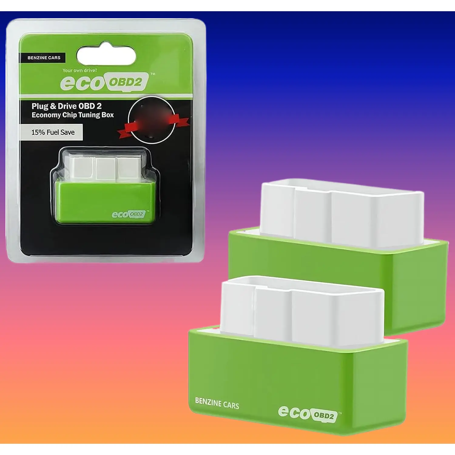 Universal OBD2 Fuel Saver, 15% Fuel Saving Optimizer for US Vehicles