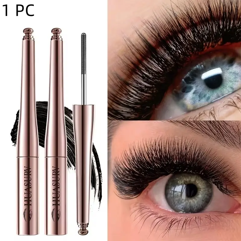 Steel Tube Mascara - Small steel tube black eyelash curler suitable for every lash, making eyelashes clear, long, dense, curled, clump-free, water and sweat resistant, easy to apply, creating long-lasting natural makeup,Great for holiday gifts