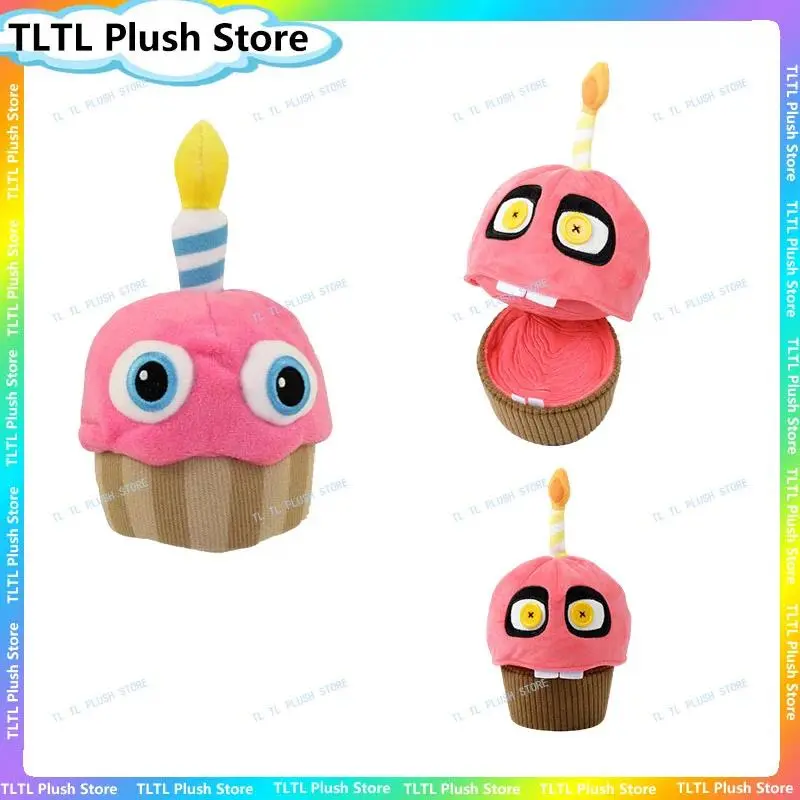 New Five Nights Cupcake Plush Toy Soft Stuffed Animal Horror Game Character Cute Plushie Hot Collectible Gift for Kids Game Fans