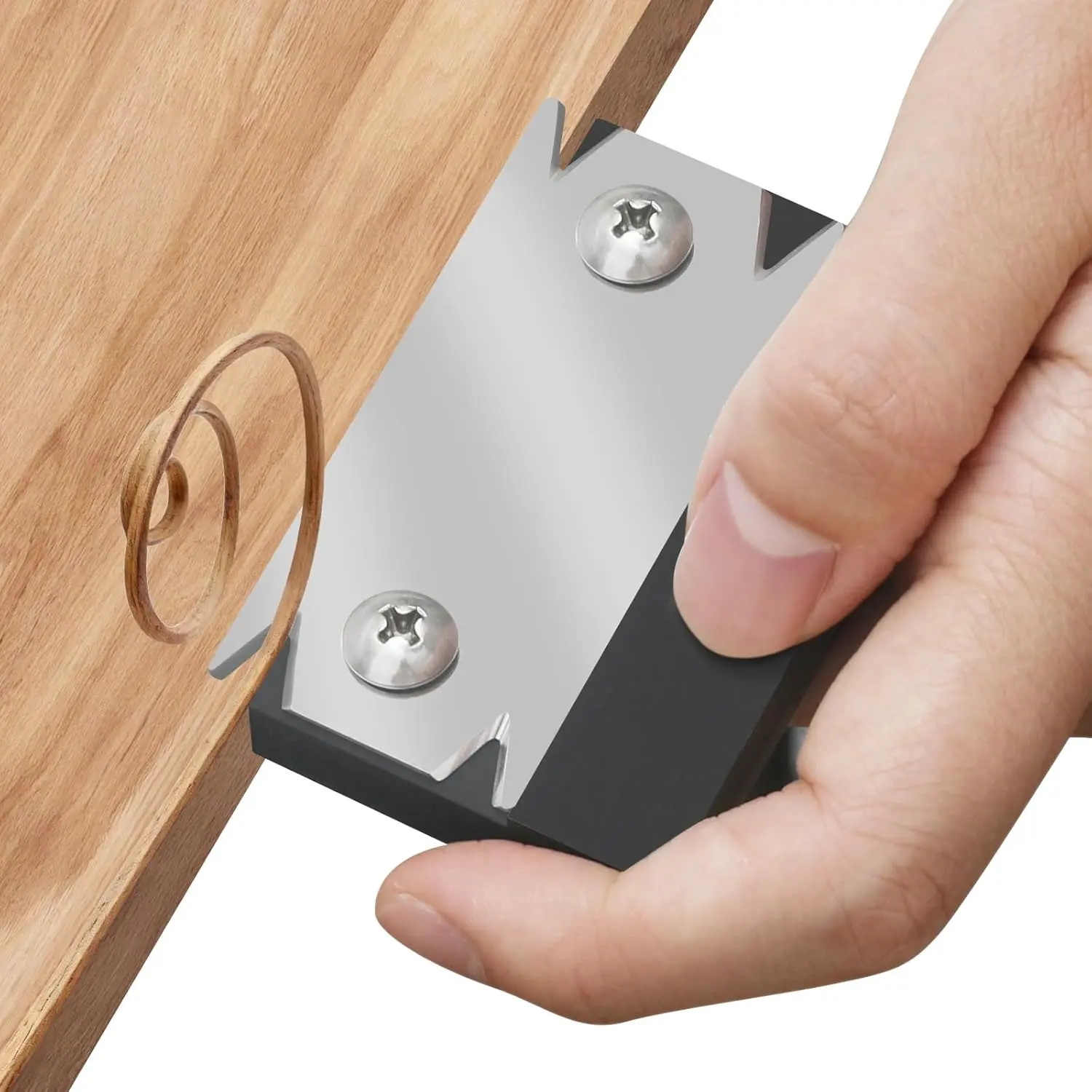 Edge Banding Trimmer with Reversible Blade, Handheld Edge Band Cutter Tool for Veneer PVC ABS, Woodworking Edge Trimmer for Cabinets, Furniture, Shelves, Drawers and DIY Projects
