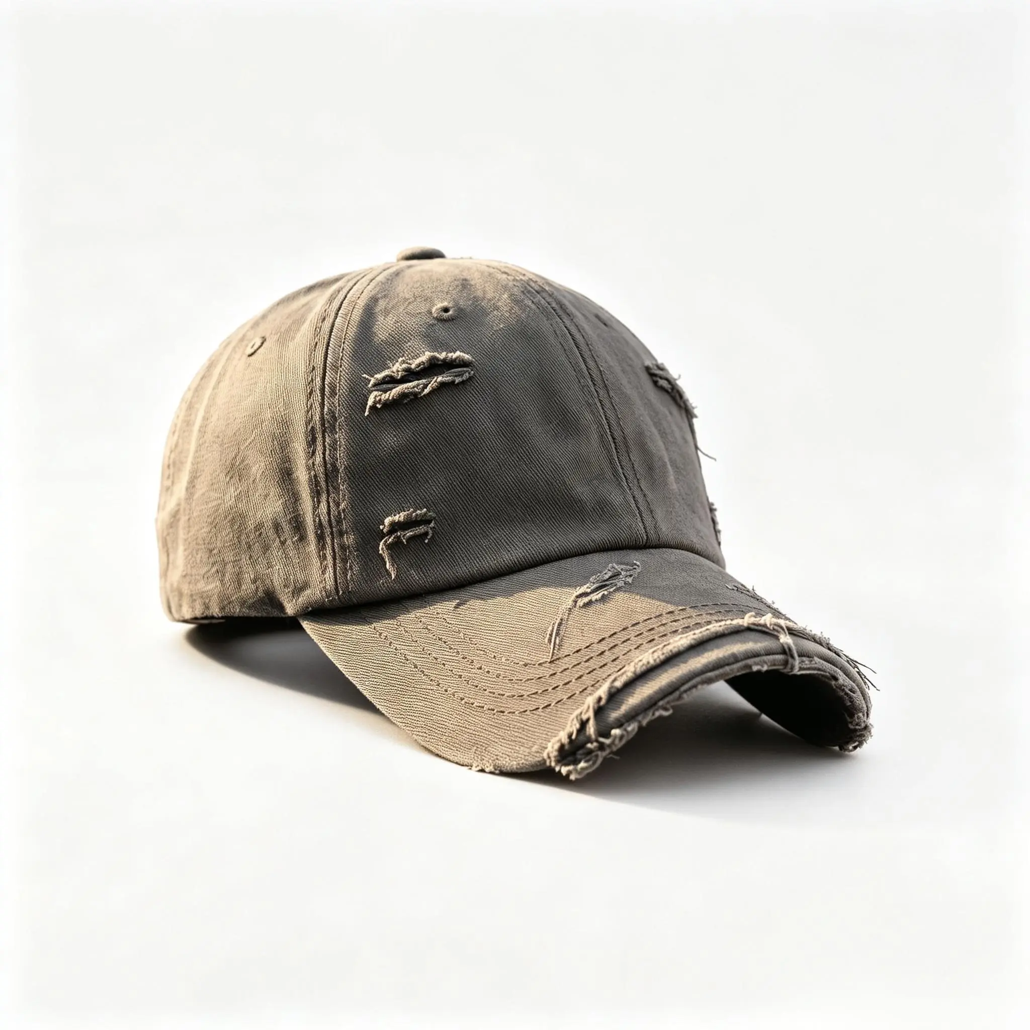 Vintage Distressed Baseball Cap For Men Women Sun Protection Breathable Cotton Soft Top Curved Brim Adjustable Summer Hip Hop Versatile