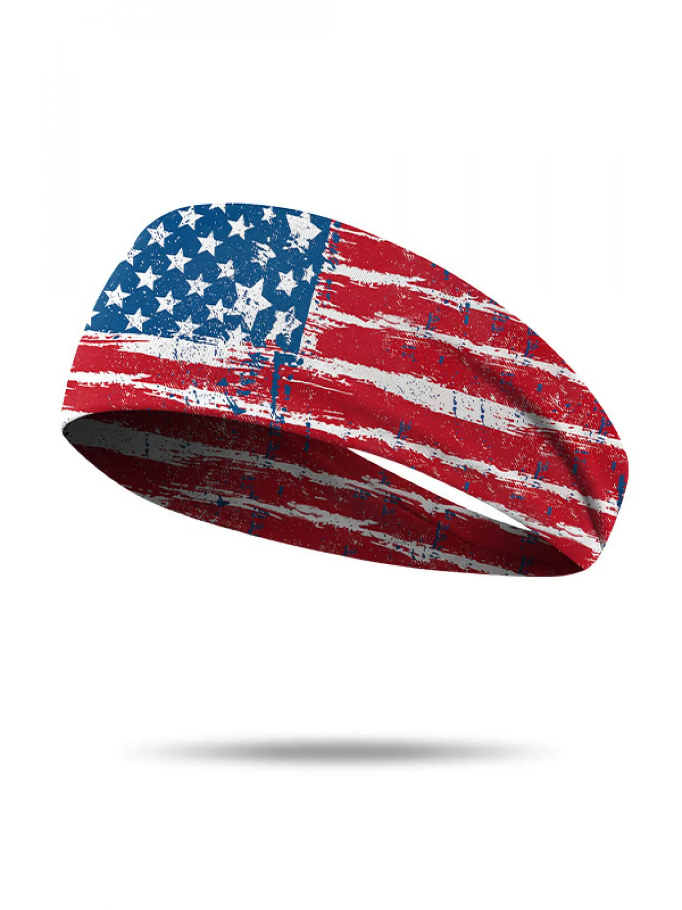 National Flag Sports Headband | Sweat Wicking Fan Sweatband Workout Headbands for Soccer Workout Running