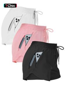 women's solid color  shorts, casual comfy breathable  shorts for yoga gym workout running, ladies summer bottoms