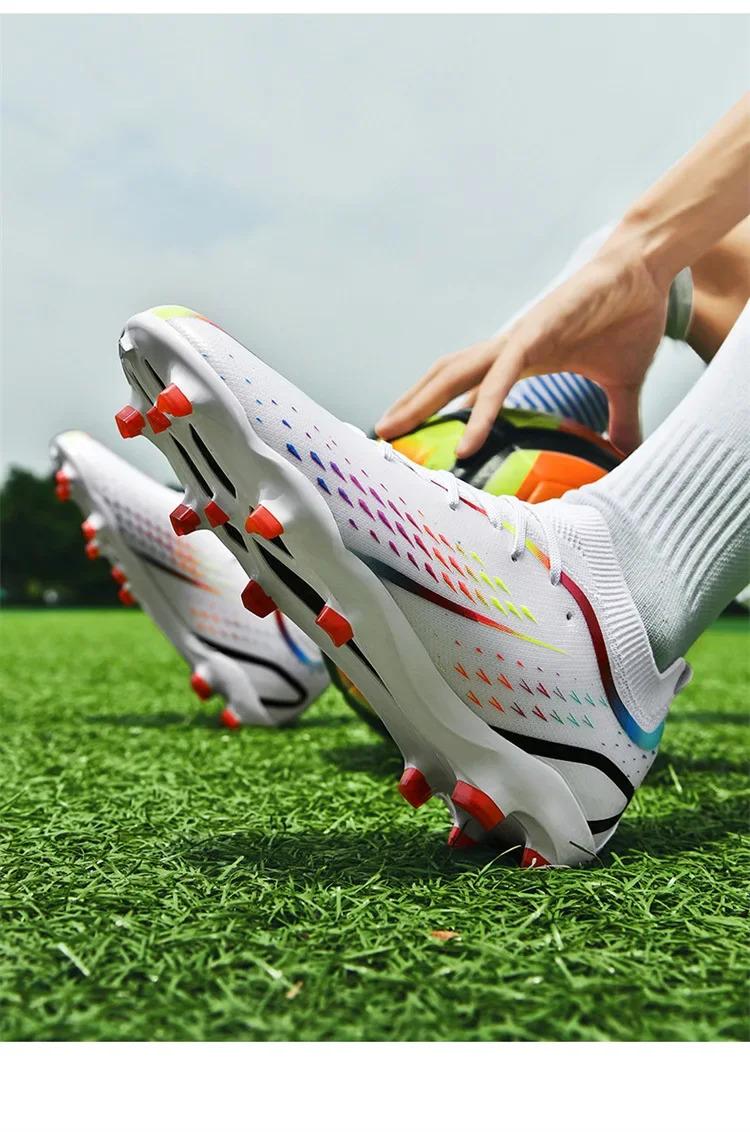 New Cross-Border Football  for Men And Women Training Cleats Short Durable for Primary And Middle School Students anti-slip sport shoe