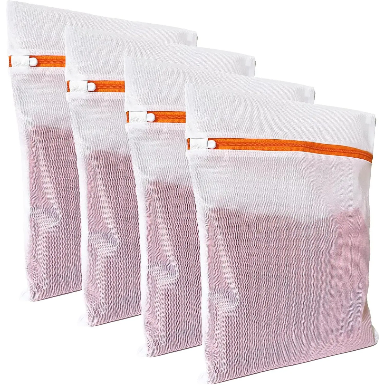 4 Pack Mesh  Bags for Delicates 12inx16in ® | Dryer Safe, Breathable Fine Net, Sturdy Anti-Rust Zipper, Mesh  Bags for Lingerie, Bra, Underwear, Socks