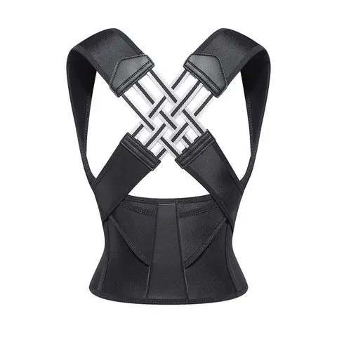 Unisex Waist Trainer Belt 2.0, Posture Corrector for Adults & Teens, Back Support Shoulder Strap, Health Care Brace, Back Correction Band, Adjustable Posture Trainer, 1 Piece