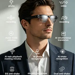 OOTD Tech Essential L802 Anti-Shake Smart Glasses, All-Scene Adjustable for Work, Driving, Travel & Daily Entertainment