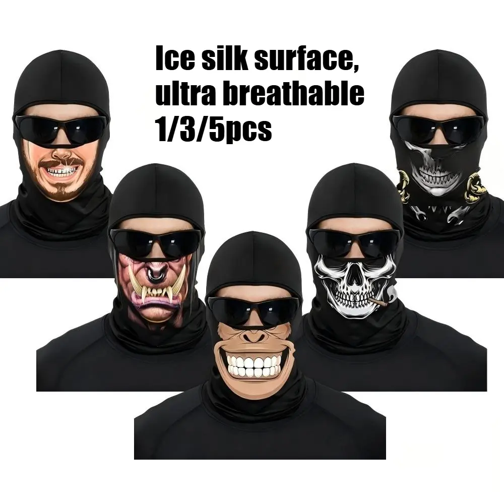 Lightweight breathable neck gaiter set for outdoor trips, suitable for motorcycle, bicycle riding and all outdoor sports, versatile for daily wear or as gifts