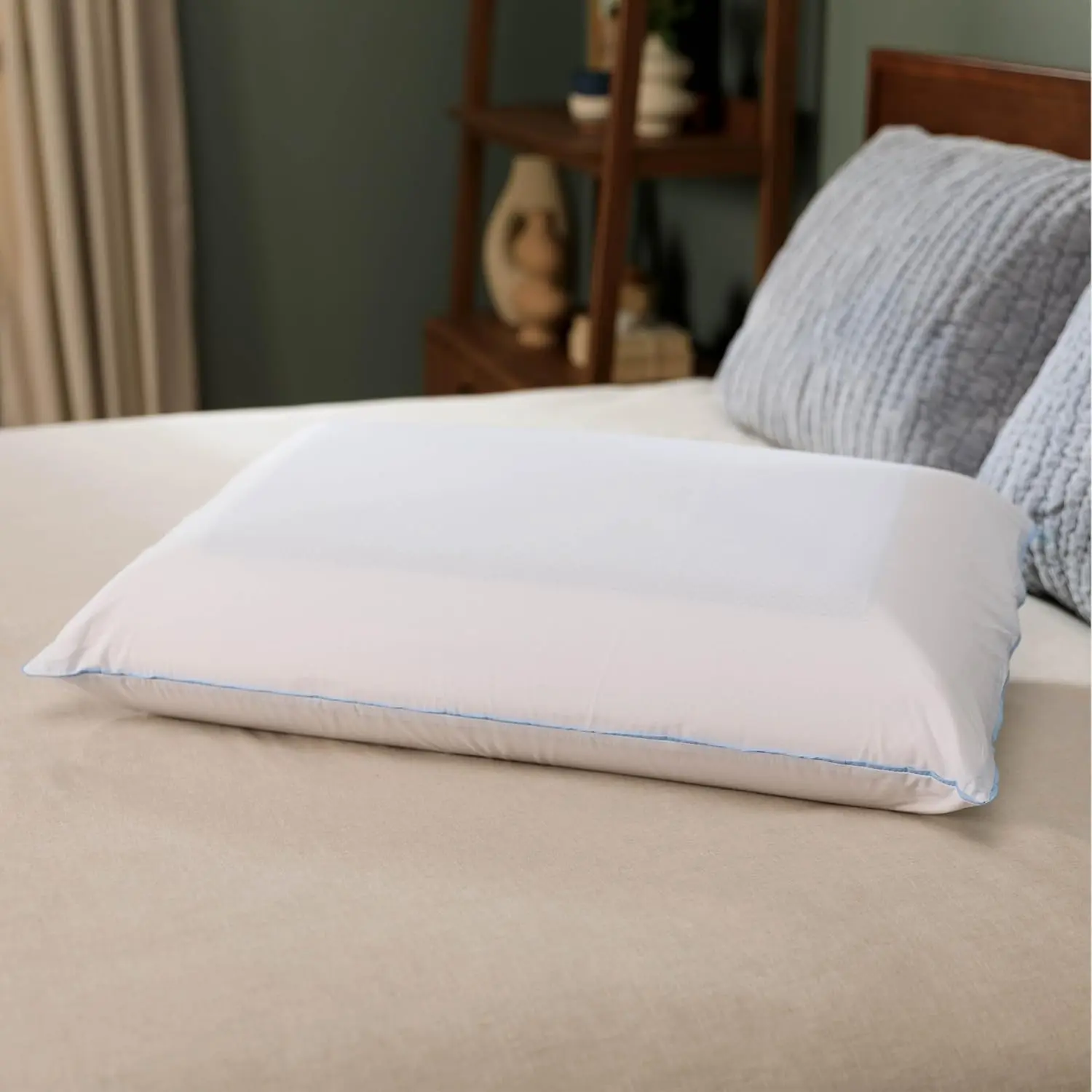 -Pedic-Cloud Dual Cooling Pillow, Queen, White