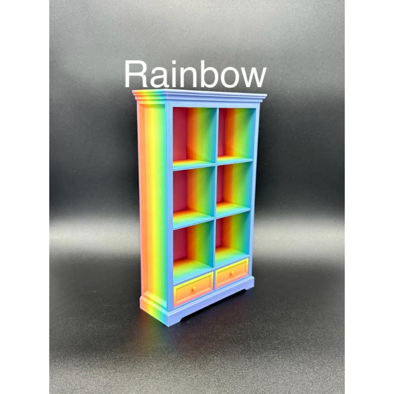 1/6 Scale 2 Drawer 3 Shelf Mini Bookshelf / Mini Brands Books / Mini Books / Bookcase / Miniatures.