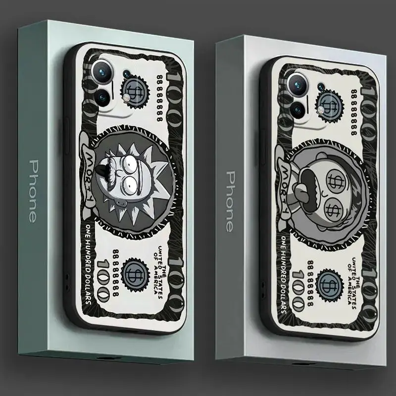 Matte Black Wrap Frame Wild Hair Old Scientist Dollar Coin Camera Hard Matte Black Edge Cover For IPhone 17 16 15 11 12 13 14 ProMax Plus Cover