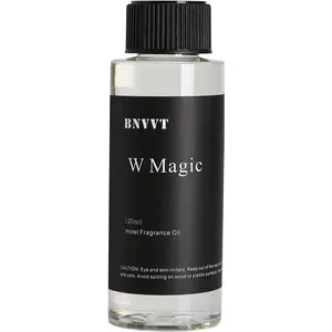 Hotel Diffuser Oil W Magic - The Iconic 5-Star Hotel Coastal Blend - Lemon Bergamot Sea Breeze - 120 mL Premium Fragrance Oil for Ultrasonic and Waterless Diffusers and Crafting