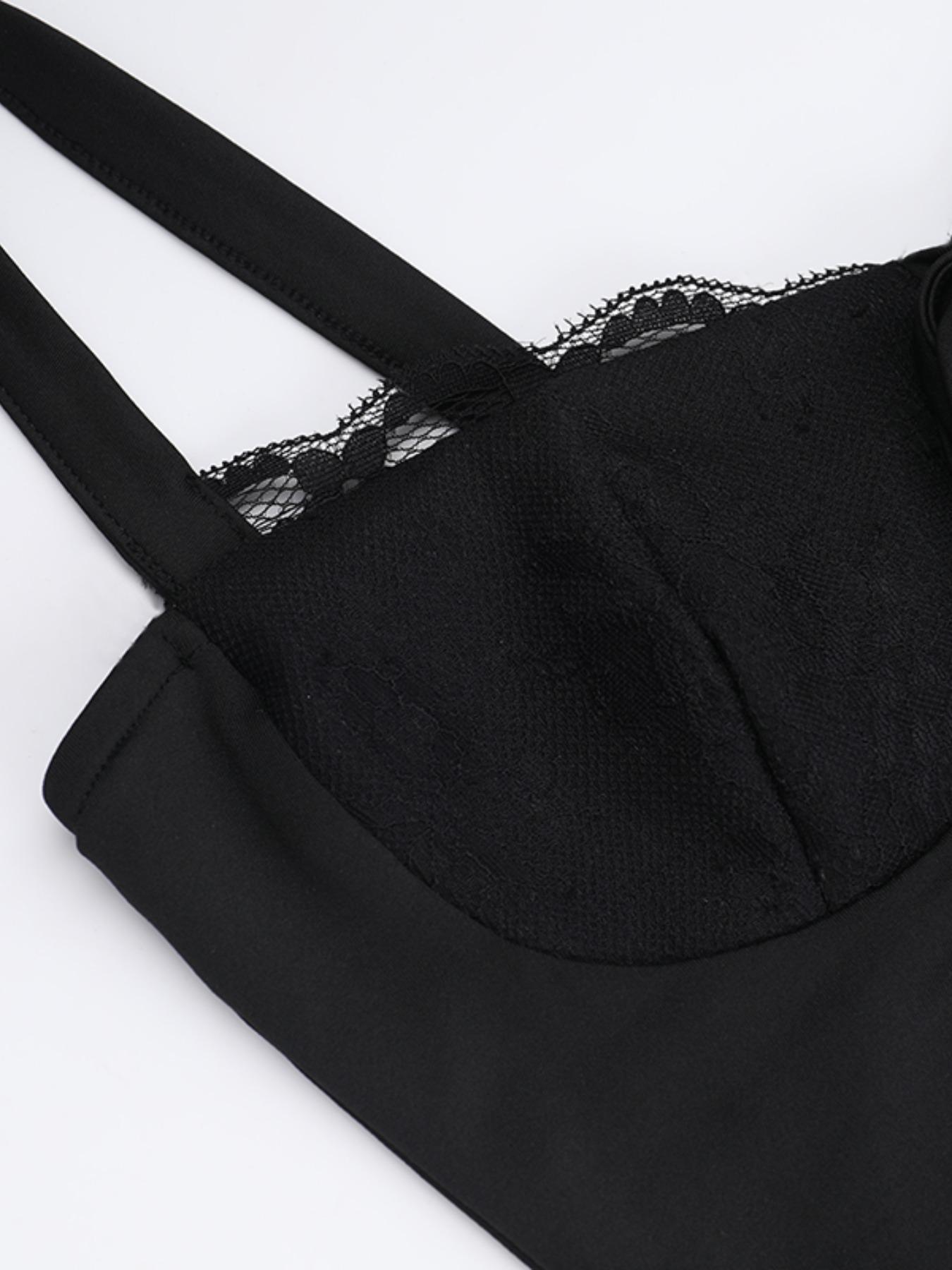 Women's Solid Color Lace Jumpsuit, Casual Comfy Tight-fitting Jumpsuit for Summer, Fashion Women's Clothing for Daily Wear