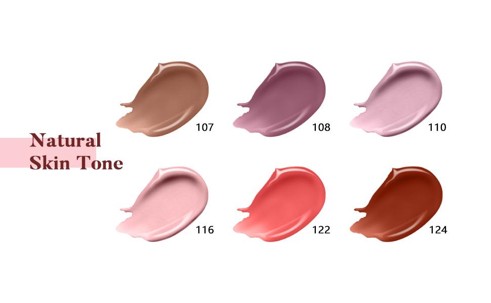 AIMEILI Fall Gel Nail Polish Set-Natural Skin Tone Nude Pink Gel Polish SET6-30