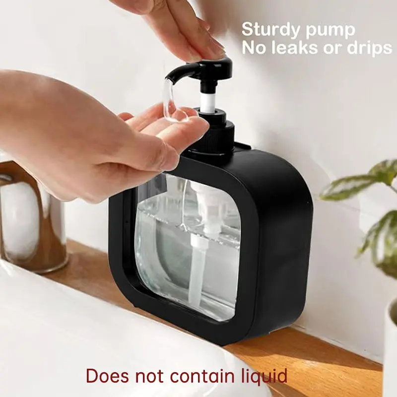 Soap Dispenser Refillable Liquid Soap Dispenser for Bathroom and Kitchen Sink, Hand Wash Gel Dispenser, Dishwasher Soap Dispenser
