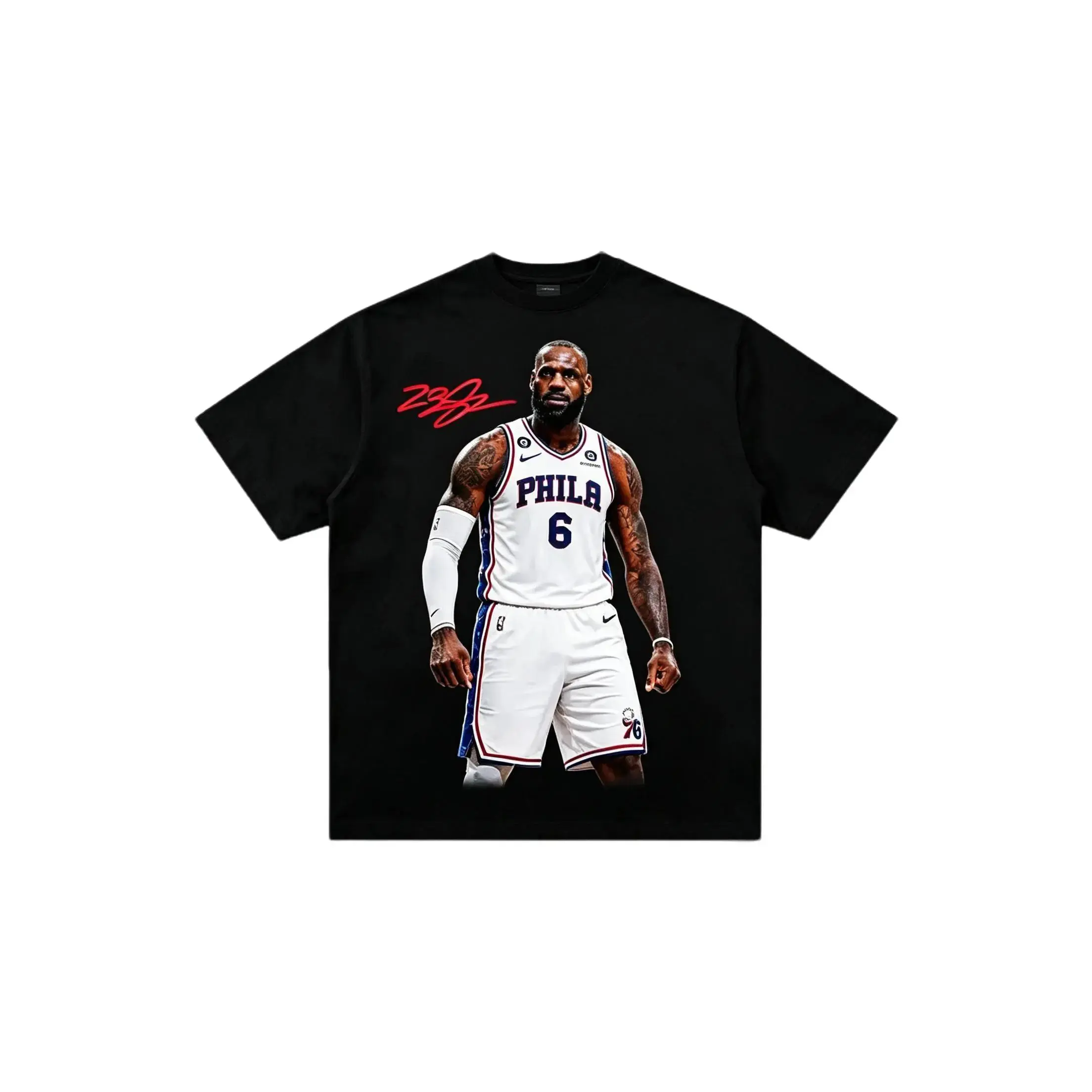 Unisex Oversized Lebron The King Basketball Graphic Printed Tee Crew Neck Short Sleeve Retro Streetwear All Season Casual Fashion Tops Basketball Fan Birthday Holiday Gift T Shirts For Men Menswear Women Womenswear