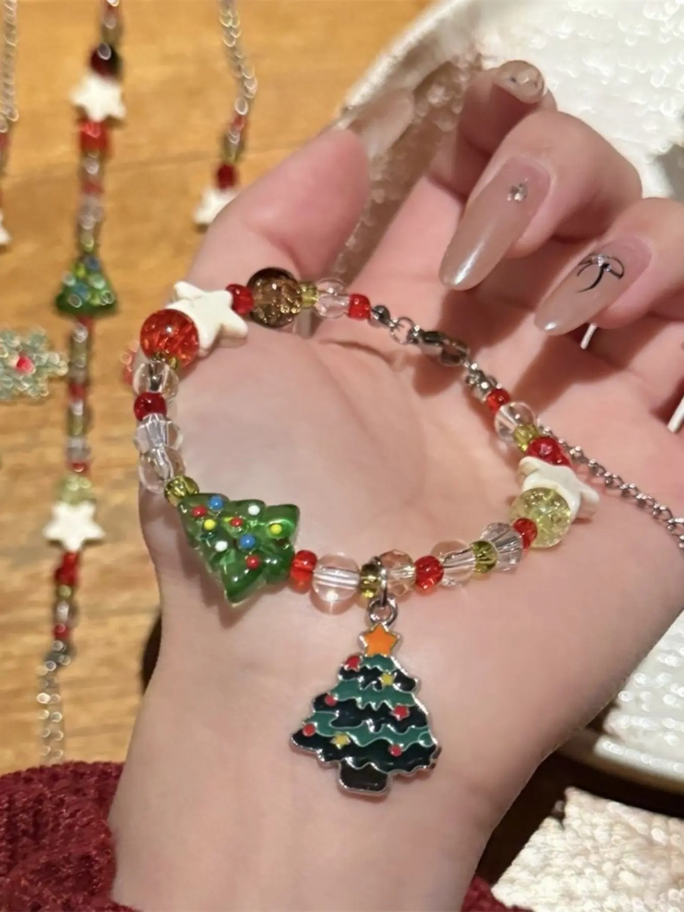 Santa Claus Bracelet Exclusive for Christmas, Perfect Holiday Accessory, Festive Gift Idea, Ideal for Santa Fans