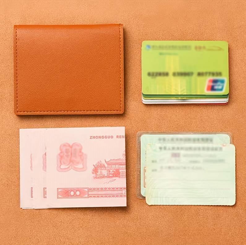 2026 New Unisex Card Holder, Minimalist Compact Portable Wallet for Bank Cards, ID Cards & Driver's License