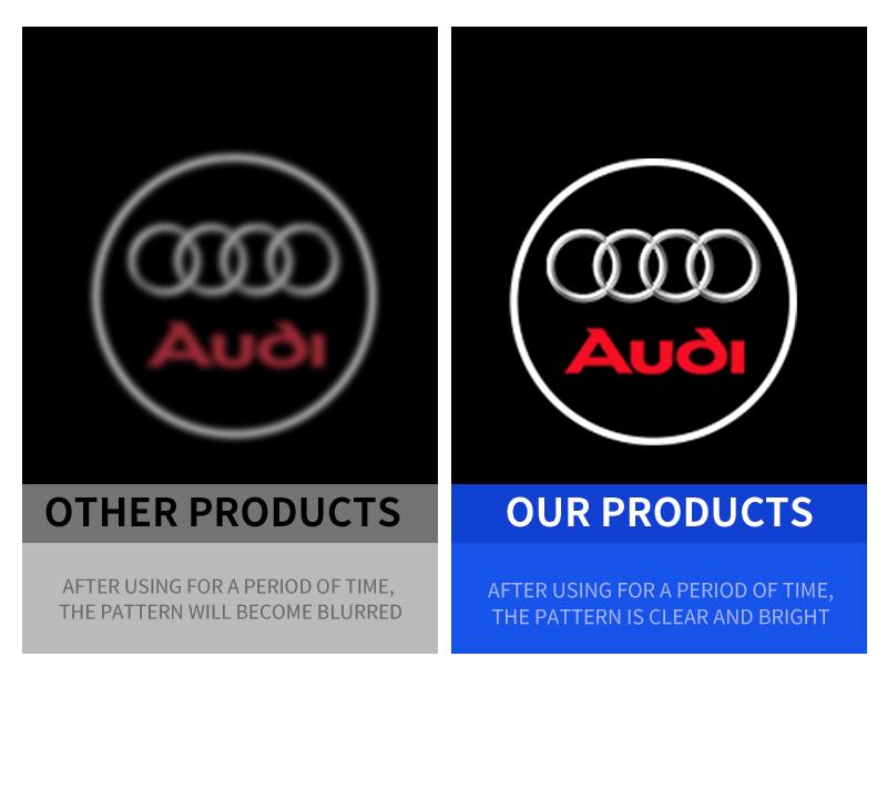 Car Led Courtesy Door Logo Projector Customize Lamp For Audi