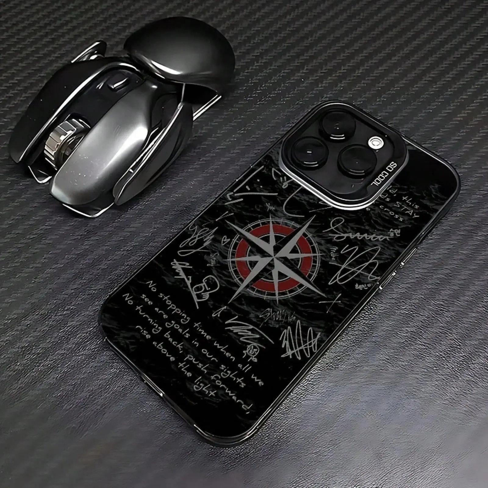 Stylish Kpop Phone Case Durable Matte Cover Shockproof Protective Compatible with Iphone 17 16e 16 15 14 13 12 11 Pro Air Plus Samsung Galaxy S26 S25 S24 S23 S22