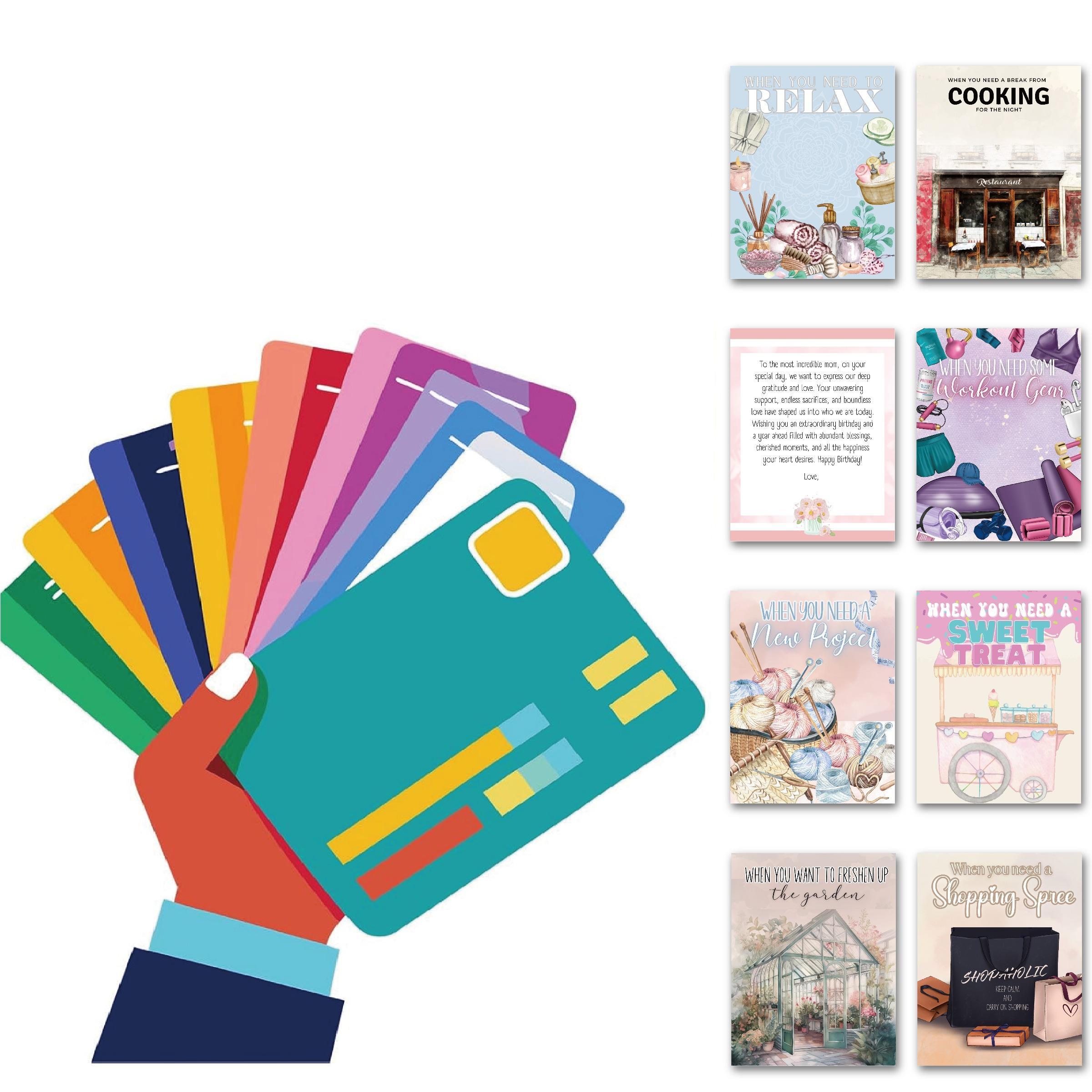 Happy Birthday Gift Card Book, 1 Count Birthday Gift Book, Birthday Gift Card Booklet Present, Birthday Gift for Mom, Birthday Gifts for Women