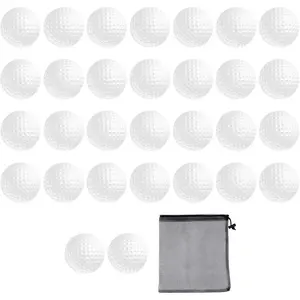 Foam Golf Practice Balls - Realistic Feel and Limited Flight Training Balls for Indoor or Outdoor