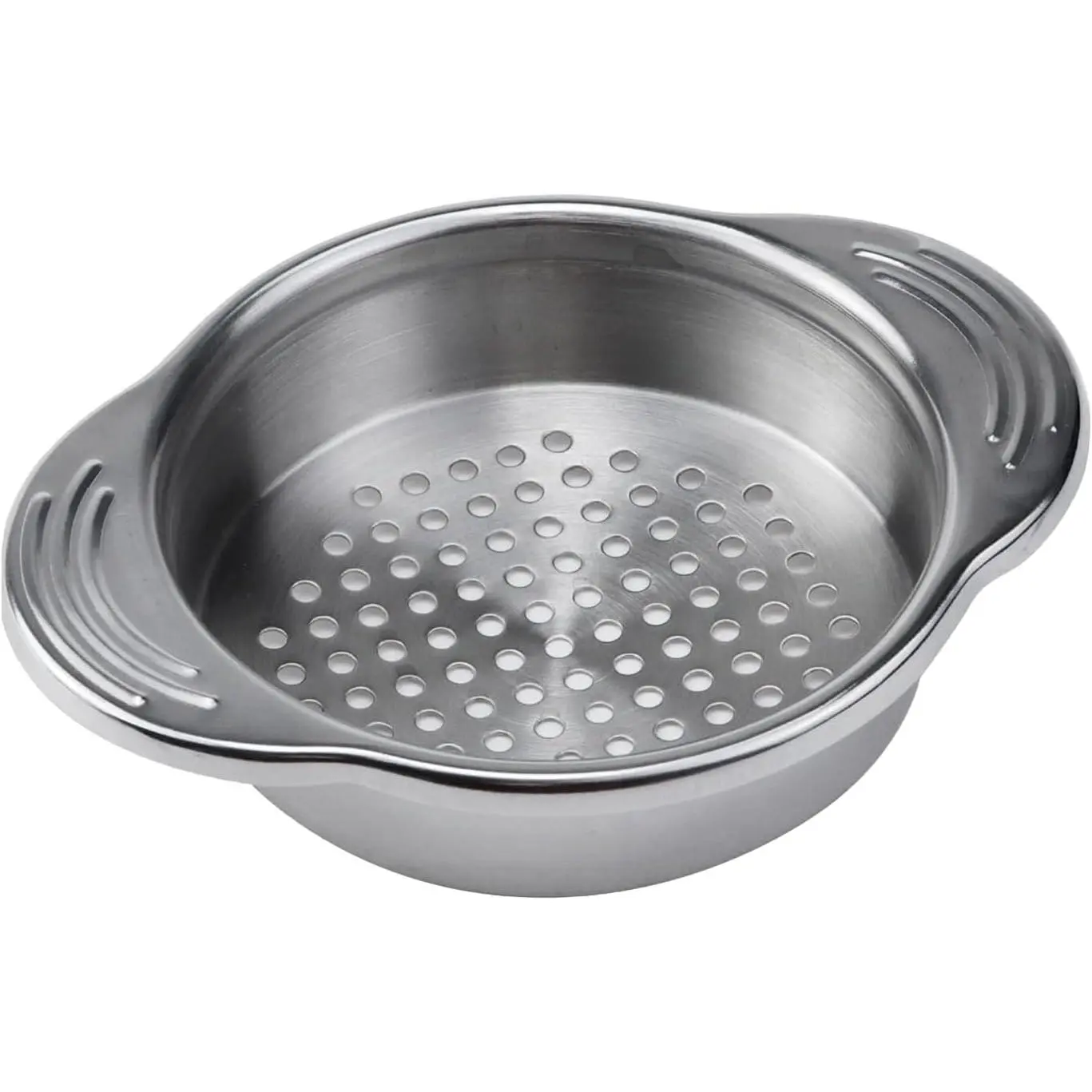 4.69Inch Stainless Steel Strainer Can Colander Lid Tuna Filter |  Metal Press Lid Tuna Filter Sieve Strainer Can Colander for Kitchen Straining, Draining, Rinsing