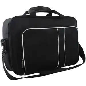 PS5 Travel Case Protective Bag for PS5 Console Disc/Digital Edition with Controllers Game Cards Headset Organizer