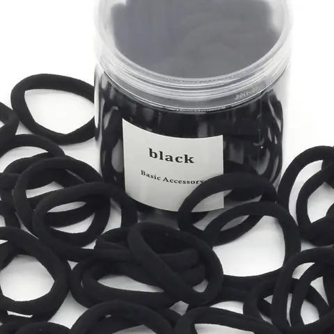Sweet Plain Colorponytail Holder, 50pcs/set High Elastic Hair Tie, Casual Versatile Hair Accessories for Women and Girls