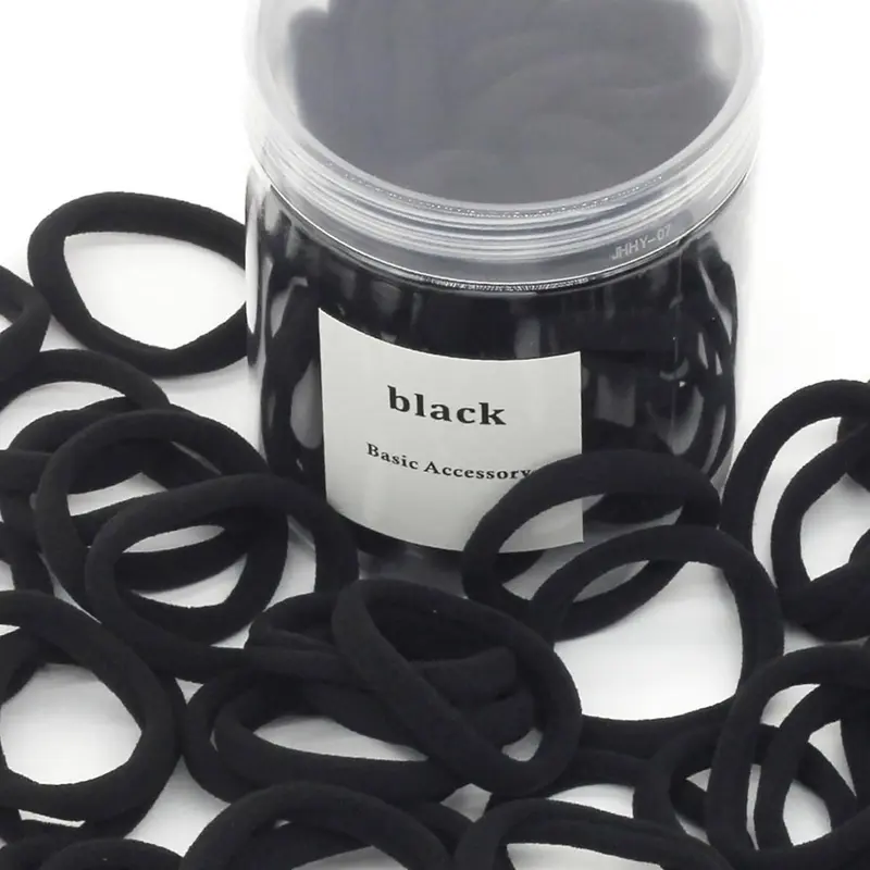 Sweet Plain Colorponytail Holder, 50pcs/set High Elastic Hair Tie, Casual Versatile Hair Accessories for Women and Girls