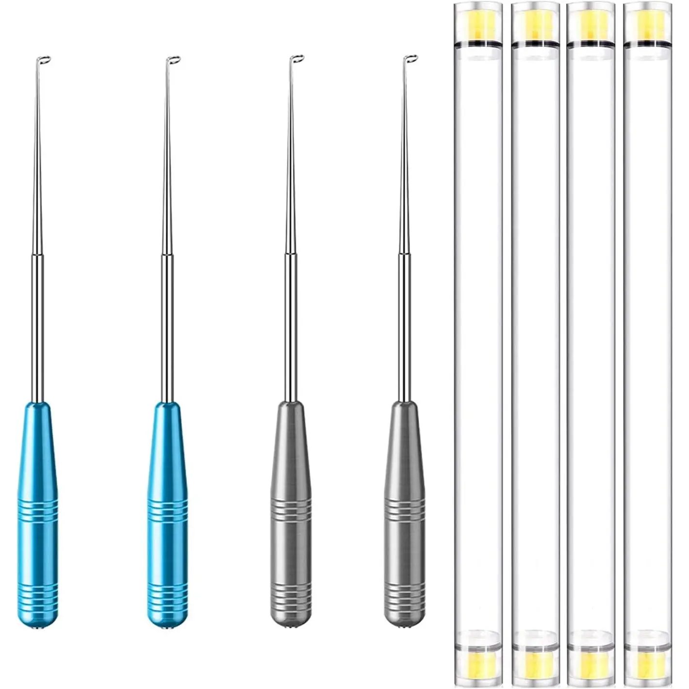 Fish Hook Remover, 4 count Fishing Hook Quick Removal Device,  Extractor Fishhook Disconnect  for Fishing