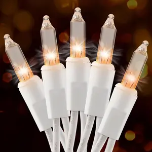 Christmas Lights Clear White 50 Count, 13ft Incandescent Mini String Lights Plug in Warm White with White Wire for Mantle Christmas Tree Indoor Outdoor Xmas Wedding Party Decorationsfidget toys