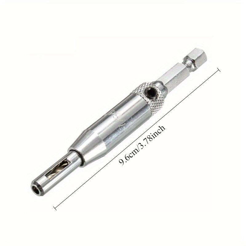 Self Centering Hinge Drill Bit Set, 4 Counts Door Window Cabinet Cupboard Hinge Drilling Holes Cutter, Woodworking Center Drill Bits