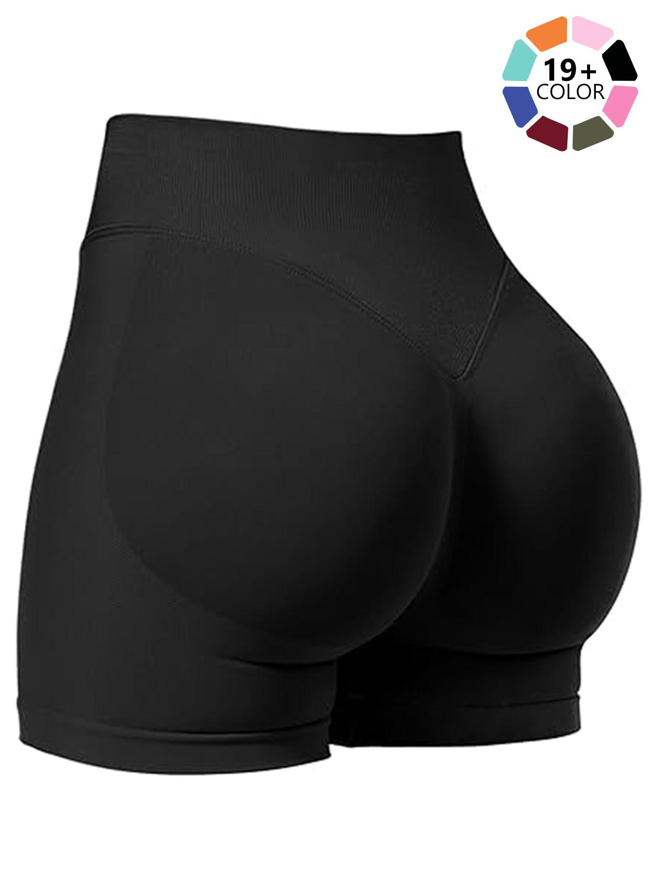Seamless Shorts for Women, Invisible Scrunch Butt Lifting Gym Booty Biker Shorts, Breathable Comfortable High Stretch Skinny Shorts, Gym Shorts, Ladies Sportswear for Indoor Outdoor Wear, Athletic Shorts, High Waist Shorts Seamless Shorts for Women, Invisible Scrunch Butt Lifting Gym Booty Biker Shorts, Breathable Comfortable High Stretch Skinny Shorts, Gym Shorts, Ladies Sportswear for Indoor Outdoor Wear, Athletic Shorts, High Waist Shorts