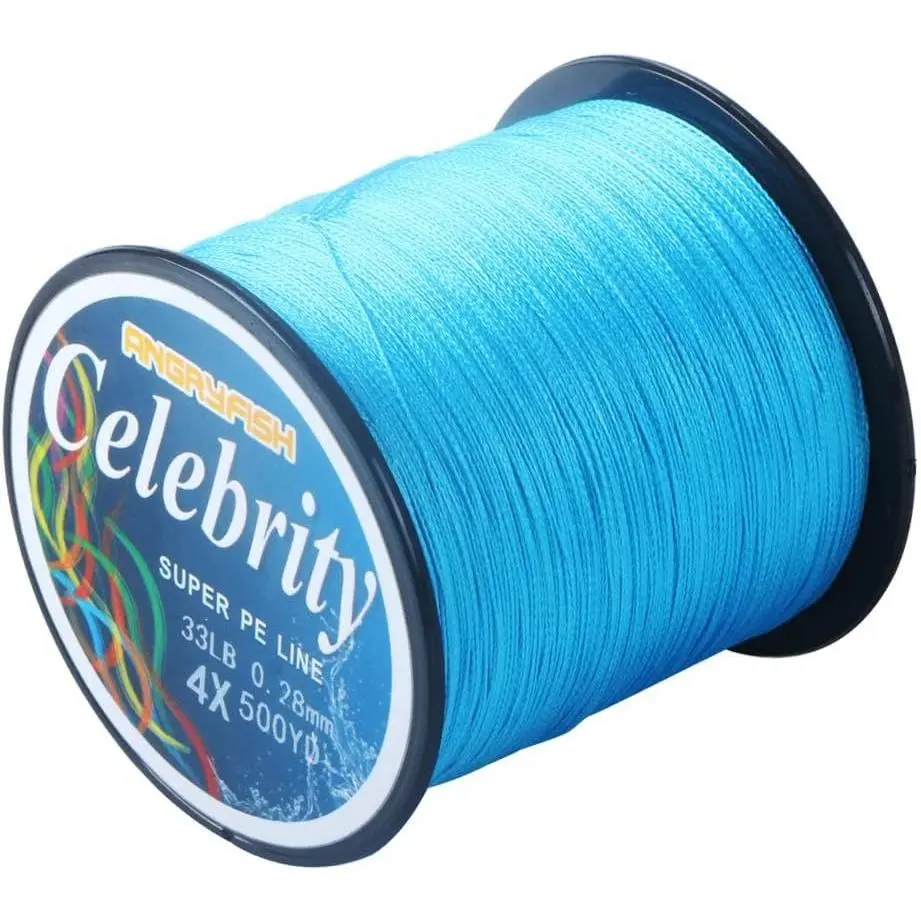 4 Strands Super Strong Braided Fishing Line- Less Expensive -Zero Stretch -Small Diameter-Suitable for Novice Fishermen | Purple/Blue/Yellow/Green, Abrasion Resistant, Zero Stretch, Small Diameter, Less Expensive, Suitable for Novice Fishermen