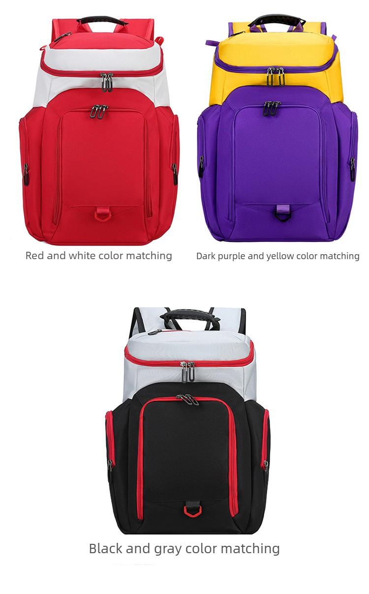 Shoulder basketball bag storage large capacity multi-function student special sports training backpack men's travel logo