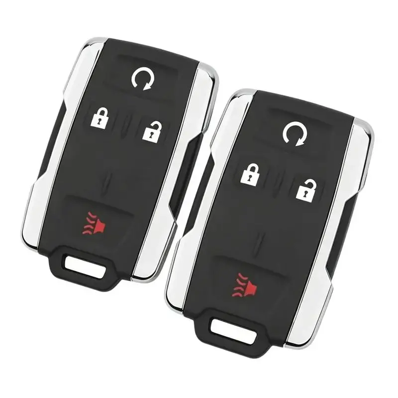 WOAOW Key Fob Replacement for 2014-2020 Chevy Silverado 1500 2500 3500/15-21 Colorado/ 2015-2021 GMC Canyon/ 14-20 Sierra Car Keyless Entry Remote Control, M3N-32337100, 4 btn, 2Pcs