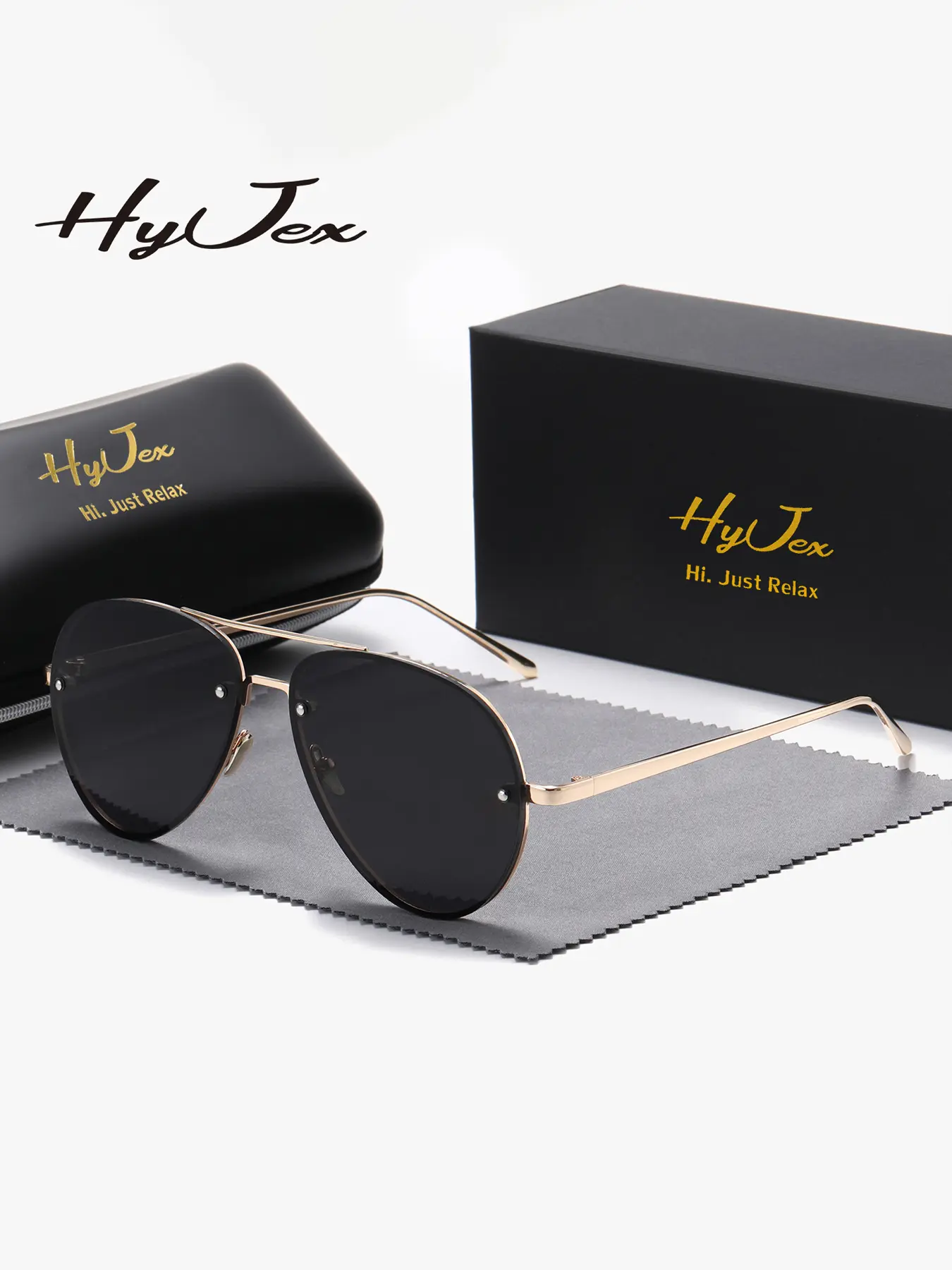 HyJex 1 Piece Unisex Exquisite Elegant Frog Frame Fashion Glasses Casual Looking Design Full Frame Fashion Glasses UV400