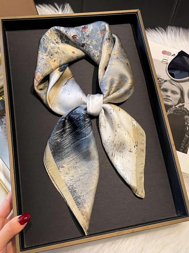 Random Print Scarf, Fashionable Soft Comfortable Shawl for Daily Wear, Casual Versatile Scarf for Women & Girls