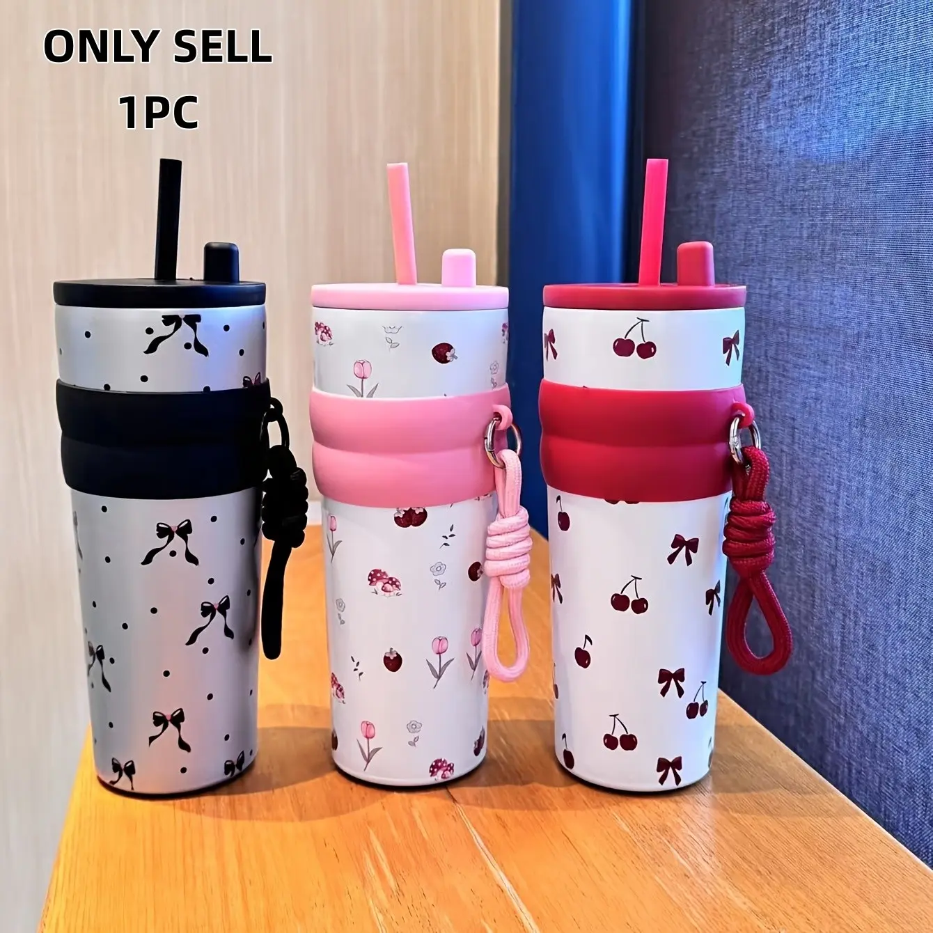 316 Stainless Steel Insulated Thermal Tumbler Flasks, 700ML Car Cup with Straw and Handle, Portable for Outdoor, Home, Office, Perfect Gift