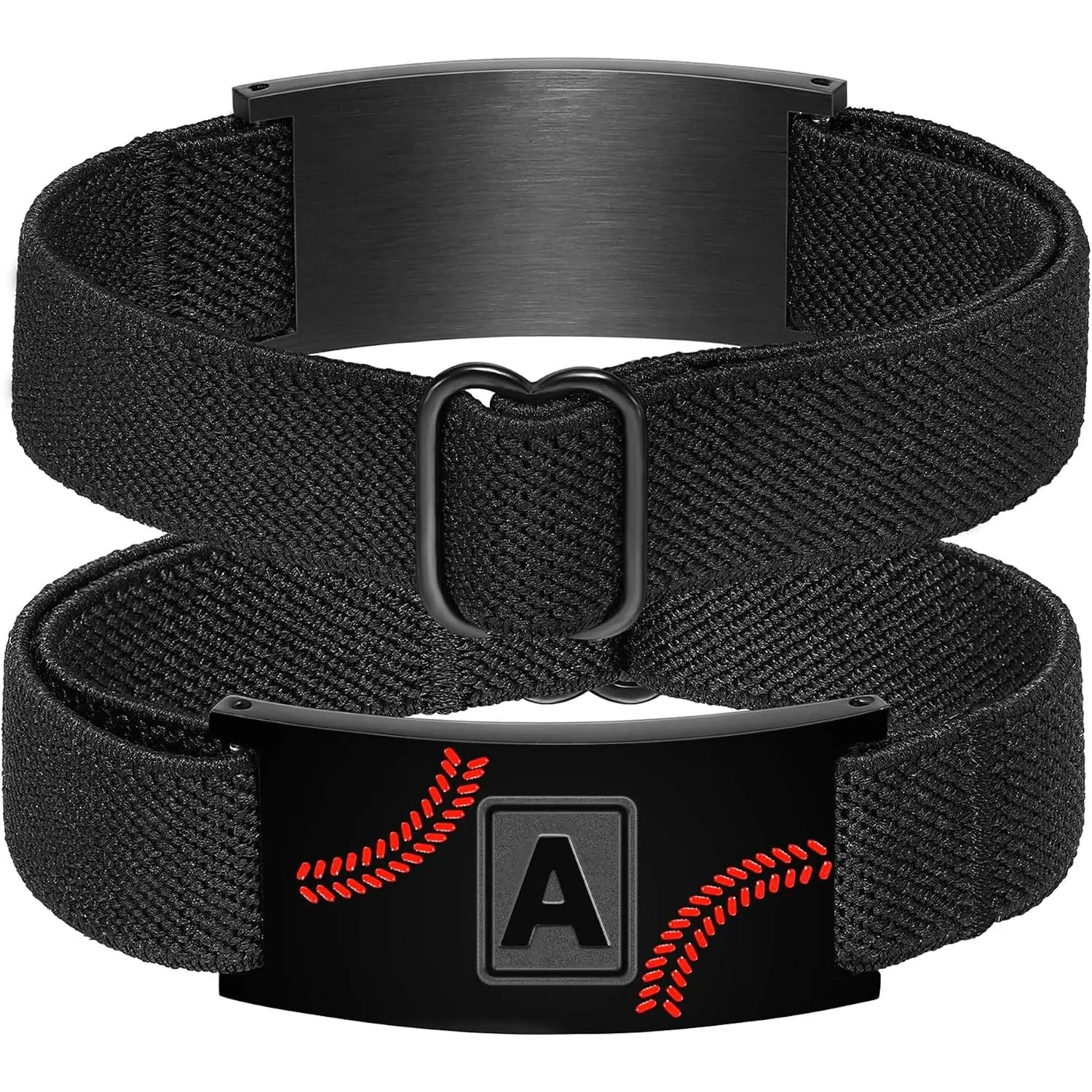 Baseball Bracelets for Boys Men  Team  Player,Initial with A-Z Letter Baseball Bracelet Party Favors Accessories Adjustable  Gifts
