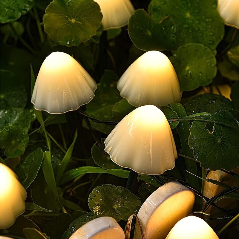 Mini Mushroom Solar Light, Cute Mushroom Shape Solar Light, Waterproof Outdoor Garden Solar Light, Landscape Stake Light For Garden Patio, Lighting, Solar Pathway Lamp
