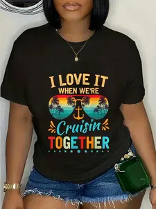 Cruise 2026 Outfits Family Couples Matching T-Shirt
