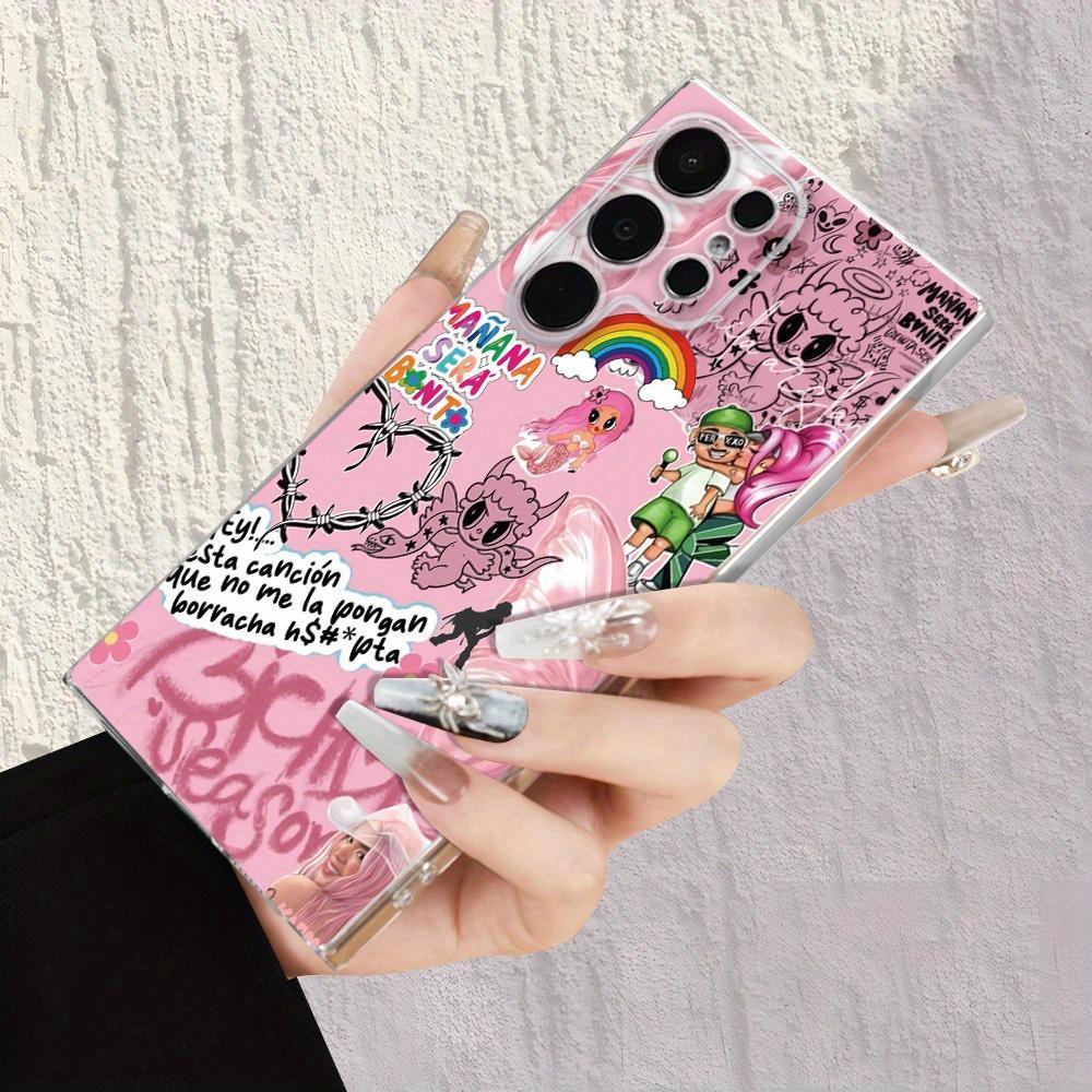 Colombian Trendy Cartoon Graffiti Singer Phone Case - Glossy, Anti-slip, Shockproof, Lens Protection for Iphone 17 16 15 14 13 12 11 17Air Plus Pro Promax Samsung Galaxy S26 S25 S24 S23 S22