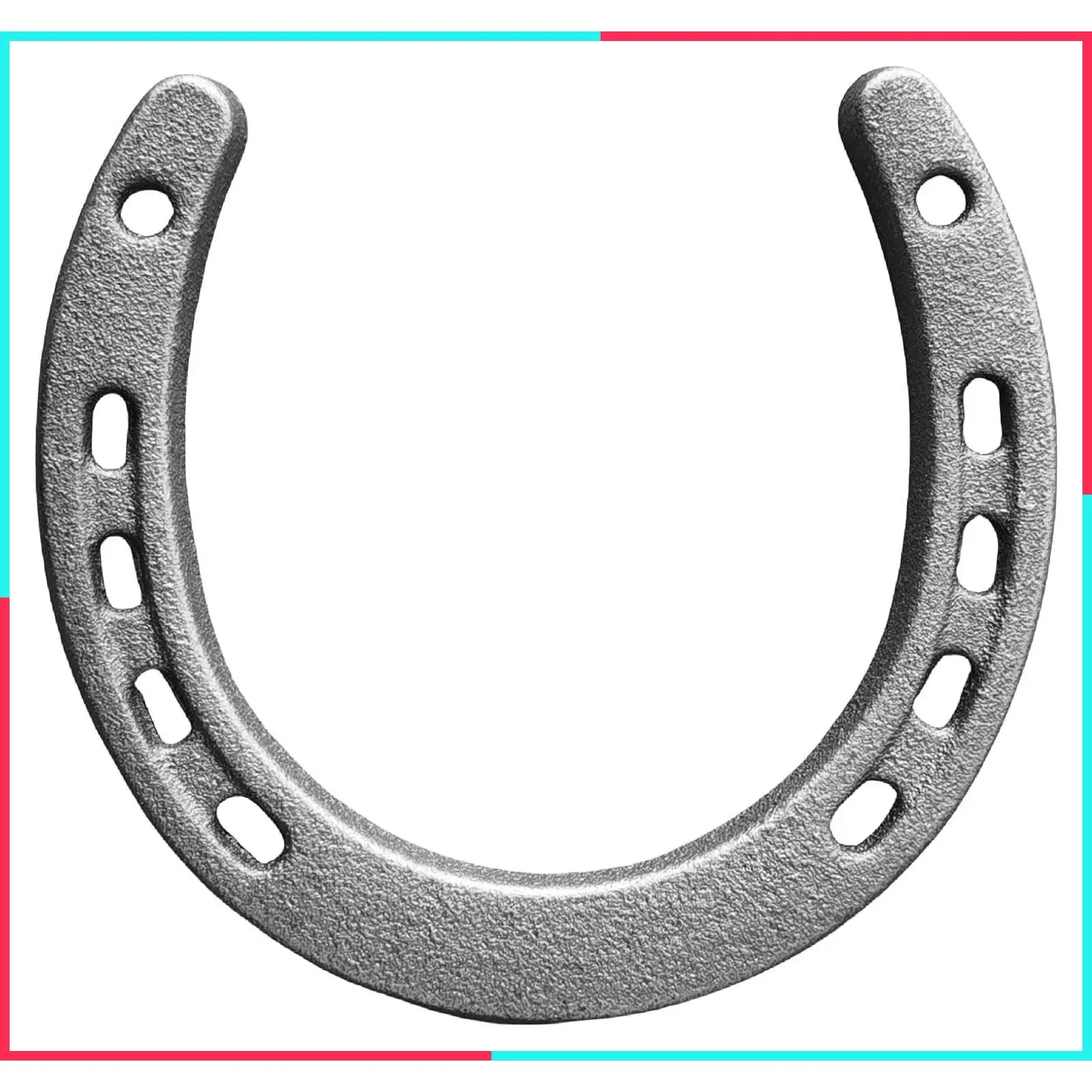 Cast Iron Horseshoes for Indoor Outdoor Decoration, Durable Lucky Charm