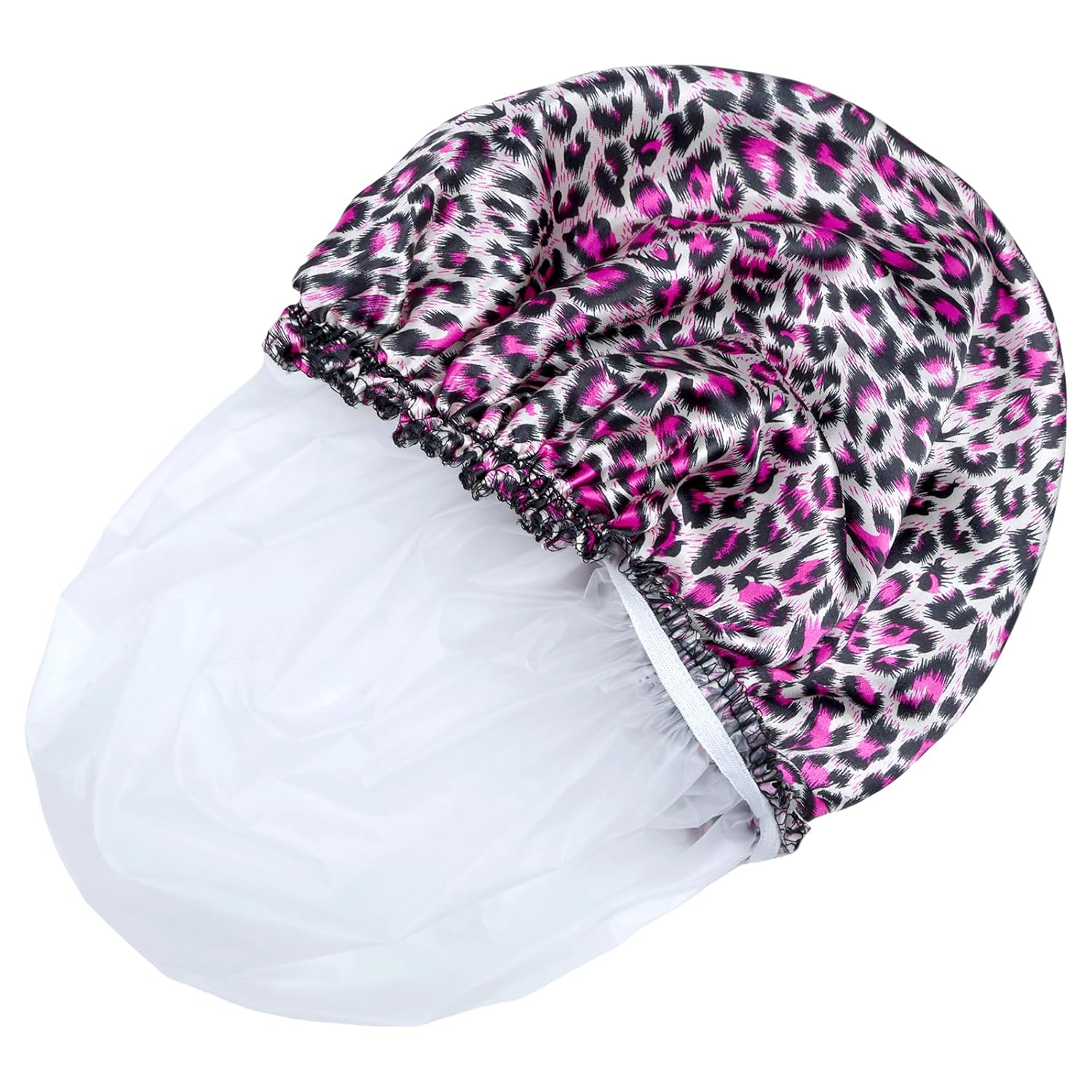 4 PCs reusable shower caps for women-double waterproof elastic bath caps, printed color, double layer design body bonnet hat light Set Plastic 4 PCs reusable shower caps for women-double waterproof elastic bath caps, printed color, double layer design body bonnet hat light Set Plastic