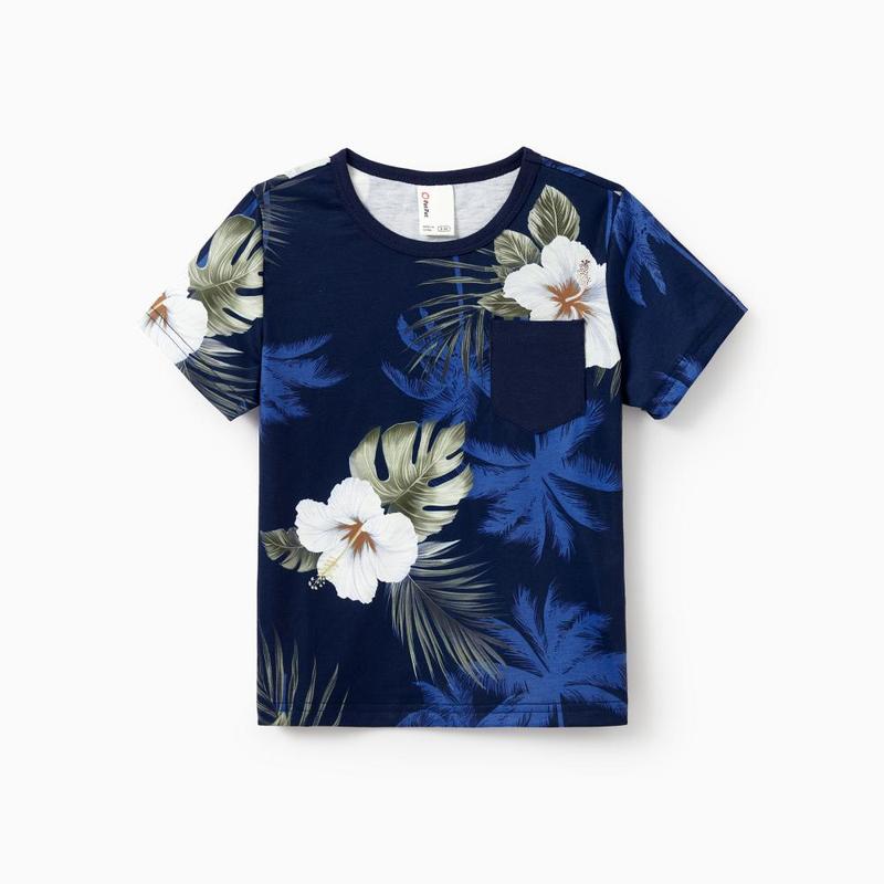 PatPat Family Matching Floral Print Cotton Top Short-sleeve Shirt or Splicing Sleeveless Tank Dress Spingtok PatPat Family Matching Floral Print Cotton Top Short-sleeve Shirt or Splicing Sleeveless Tank Dress Spingtok