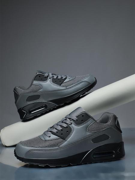 Men's Casual Sports Shoes with Iconic Style and Colorful Design, Comfortable Non-Slip Air Cushion Running Sneakers for Daily Training